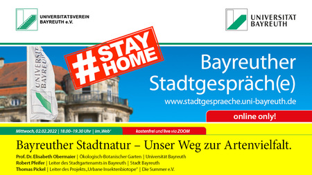 Bayreuther Stadtgespräch „Bayreuther Stadtnatur – Unser Weg zur Artenvielfalt“