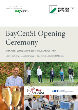 BayCenSI: Feierliche Eröffnung am 1. Dezember 2022