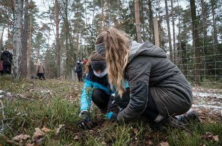 Klimawald Bayreuth - neue Fläche bepflanzt