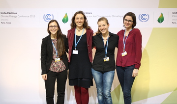 GCE-Studenten bei der "COP21" in Paris