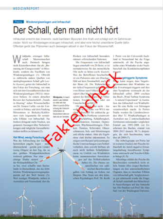 Faktencheck Ärzteblatt: Infraschall und Windenergie
