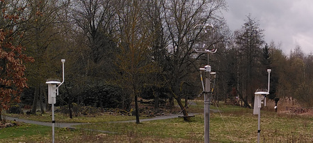 Gerätevalidierung Mikrowetterstationen im botanischen Garten