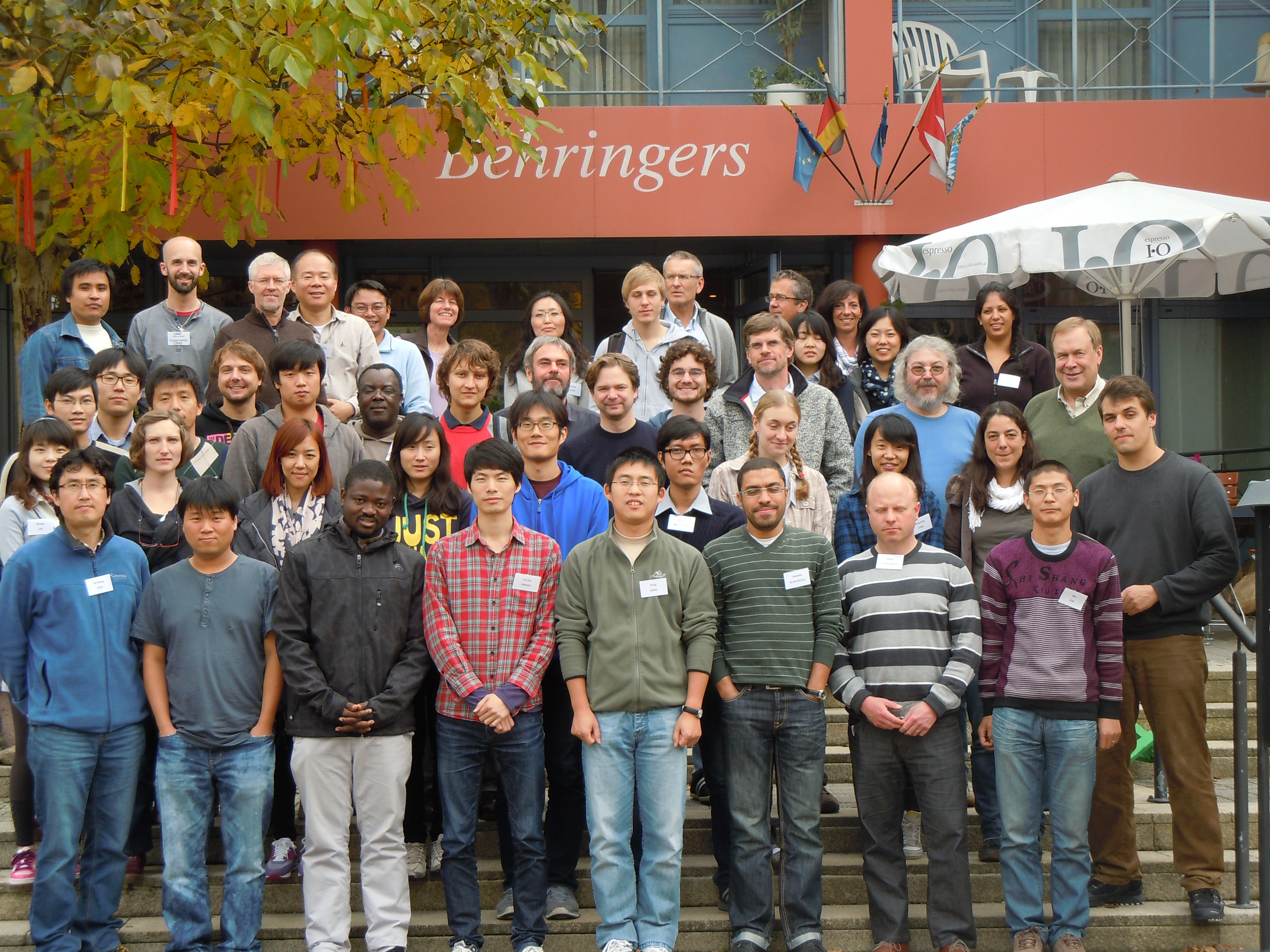 Group photo at Hotel Behringers