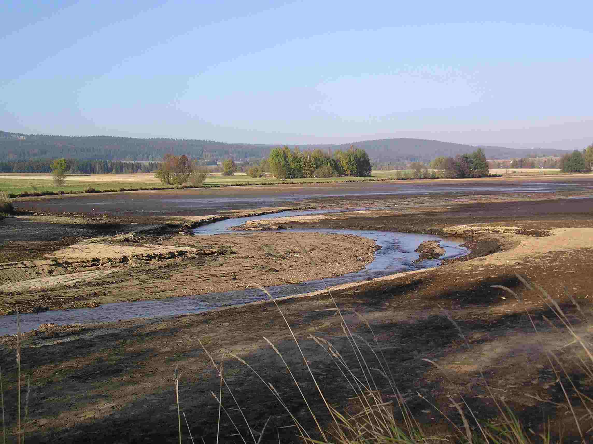 Sandbnke am Egereinlauf