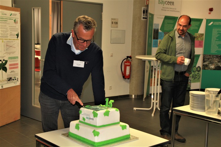 New Director with Anniversary Cake