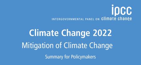 IPCC Report 2022: Mitigation of Climate Change