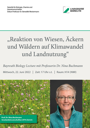 Bayreuth Biology Lecture am 22.06.22