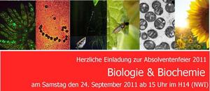 Absolventenfeier Biologie und Biochemie 2011