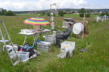 August: Isotopenflussmessungen bei Weißenstadt