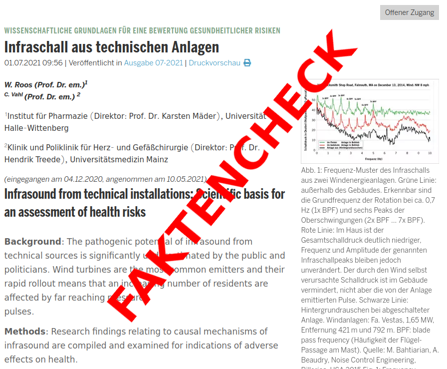 Faktencheck: ASU Roos & Vahl