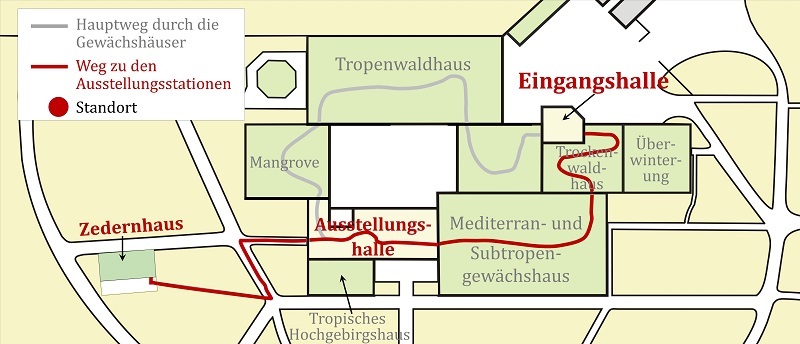 Lageplan Ausstellung