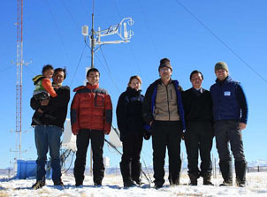 Winter experiment at Nam Co in Tibet started