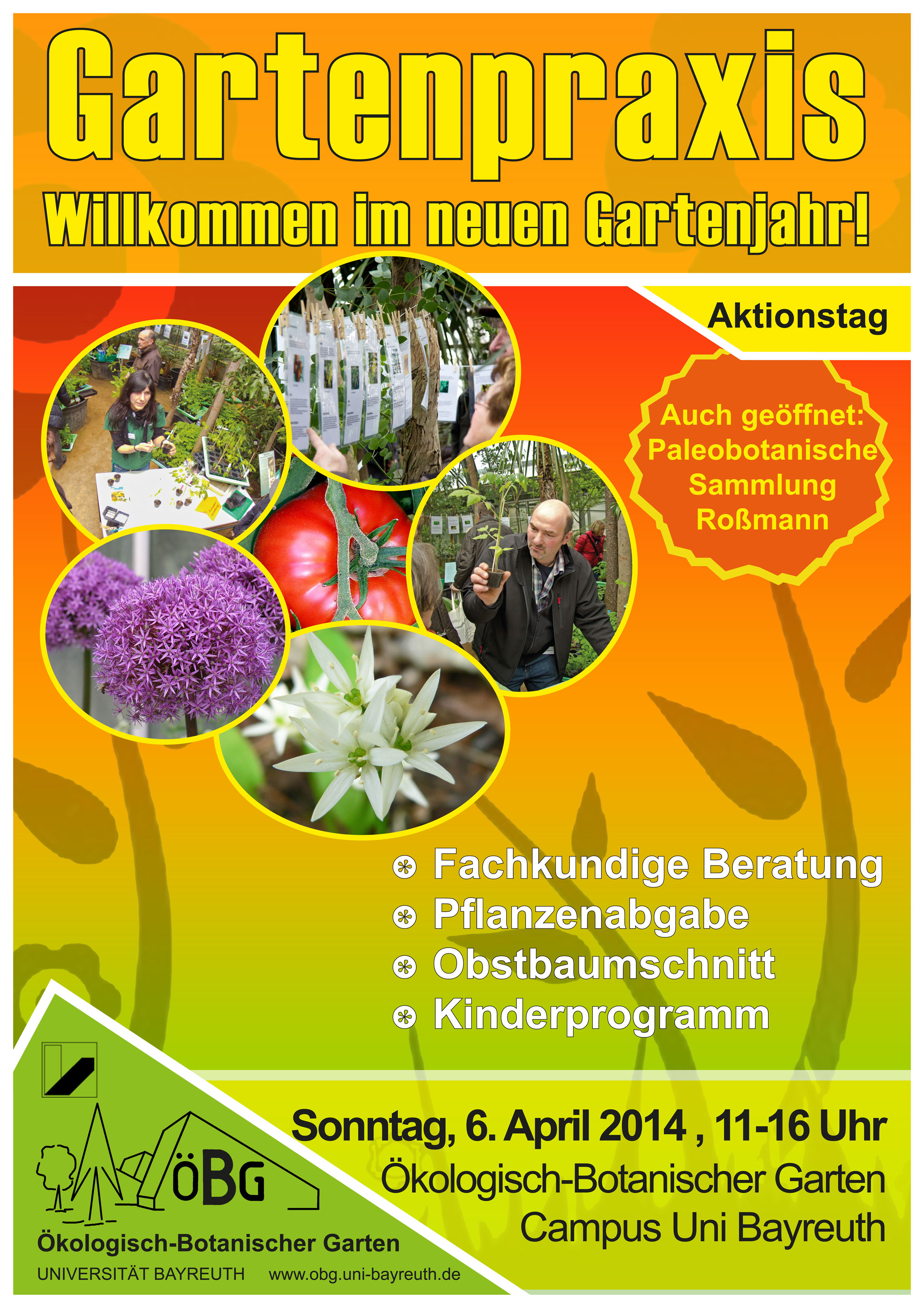 Aktionstag Gartenpraxis: Willkommen im neuen Gartenjahr