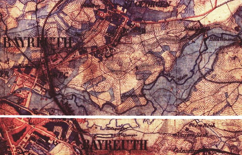 Historische Karte Wilhelminenaue