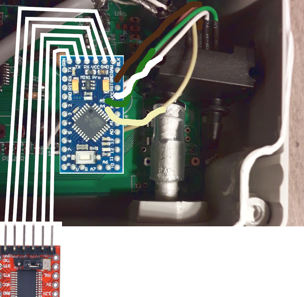 Verbindungsdiagramm Arduino